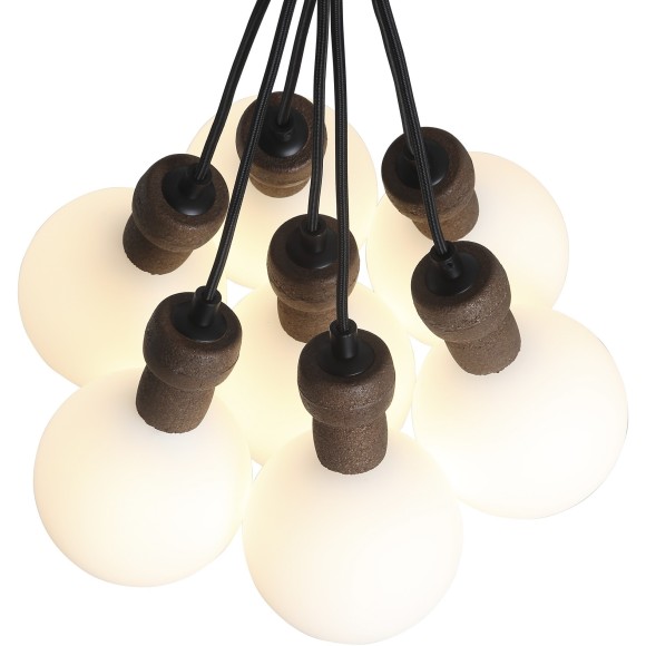 SL6226.403.07 Светильник подвесной ST-Luce Черный/Белый G9 7*5W 4000K CORK