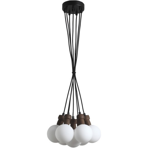 SL6226.403.07 Светильник подвесной ST-Luce Черный/Белый G9 7*5W 4000K CORK