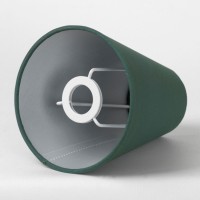 SY8888 Lussole BADGER Бронзовое бра с зелёным тканевым плафоном, E14, 1 x 40 Вт, IP20