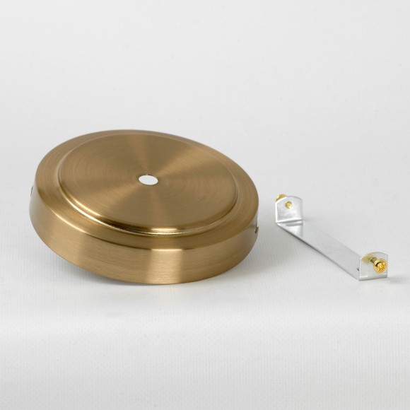 SY8888 Lussole BADGER Бронзовое бра с зелёным тканевым плафоном, E14, 1 x 40 Вт, IP20