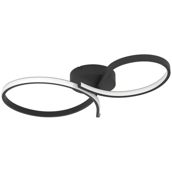 901266 Светод потолочн свет-к  SERPINS, 21W(LED), алюминий, сталь, черный, пластик, белый, 3000K, 25