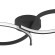 901266 Светод потолочн свет-к  SERPINS, 21W(LED), алюминий, сталь, черный, пластик, белый, 3000K, 25