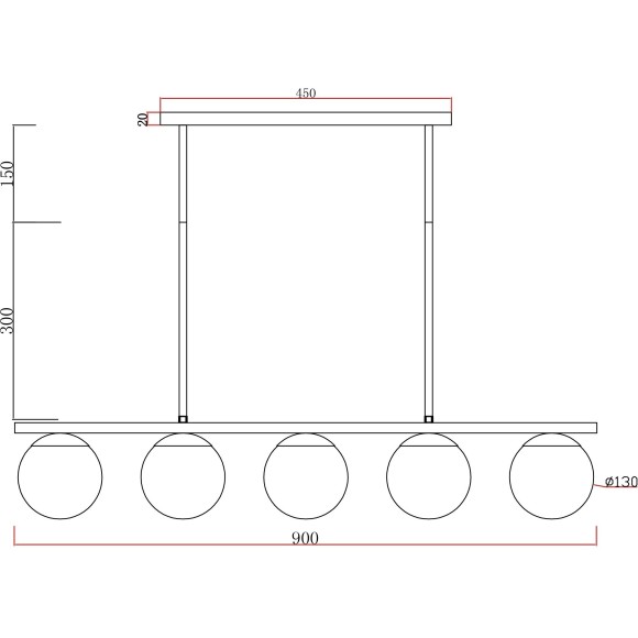 Люстра потолочная Freya FR5199PL-05BS Zing под лампы 5xE27 60W Люстра потолочная Freya FR5199PL-05BS Zing под лампы 5xE27 60W