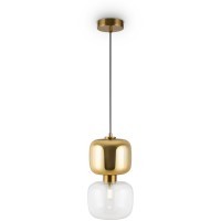 Подвесной светильник с 1 плафоном Freya FR5215PL-01BS Lumen под лампу 1xG9 60W