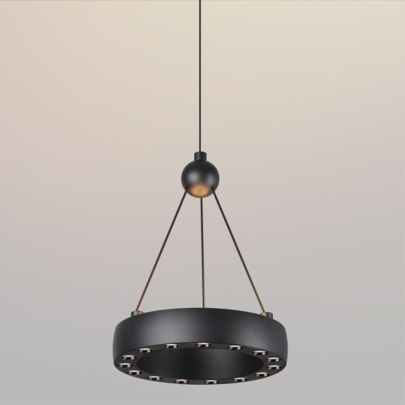 Светильник подвесной светодиодный, длина провода 2м LED 12W вниз 5W вверх 1360Лм 3000K Novotech TURN 359396