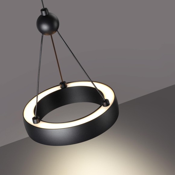 Светильник подвесной светодиодный, длина провода 2м LED 12W вниз 5W вверх 1360Лм 3000K Novotech TURN 359396