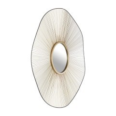 425033 ESASHI ESASHI Зеркало декоративное в стиле Ар-деко, сталь, зеркальное стекло, золотой, черный 425033 ESASHI ESASHI Зеркало декоративное в стиле Ар-деко, сталь, зеркальное стекло, золотой, черный