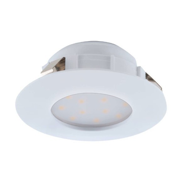 95817 Светодиодный встраиваемый светильник PINEDA, 1х4,9W(LED), ?78, IP44, пластик, белый