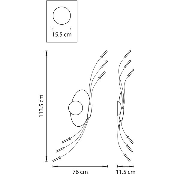 Бра Ovale Lightstar 784666
