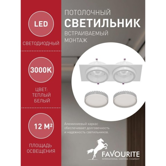 Точечный светильник Vasto 4650-2C