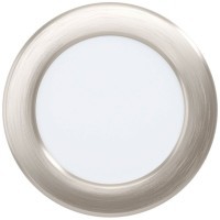 99153 Светодиодный встраиваемый светильник FUEVA 5, 5,5W (LED), ?117, ET26, 700lm, 4000K, сталь, никель ма