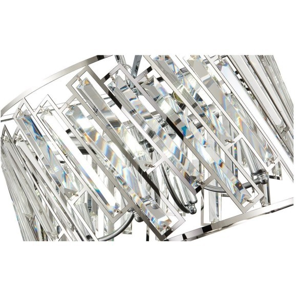 SL1103.113.08 Светильник подвесной ST-Luce Хром/Прозрачный,Хром E14 8*60W LETINA