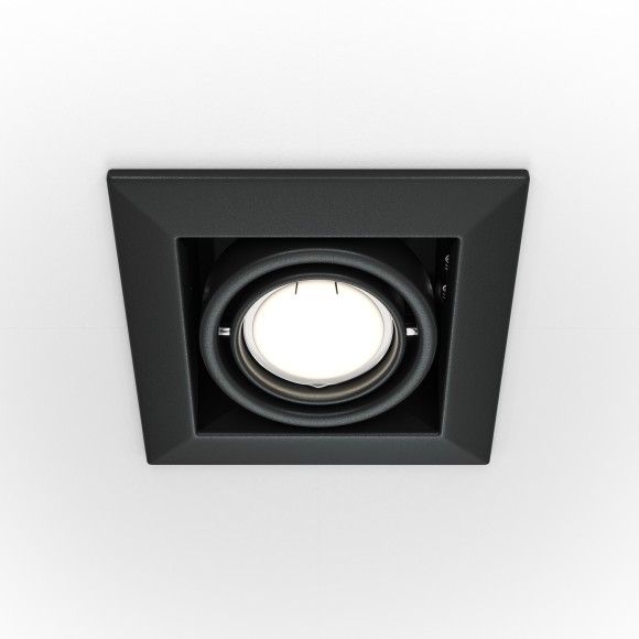 Встраиваемый светильник Maytoni DL008-2-01-B Metal Modern под лампу 1xGU10 50W Встраиваемый светильник Maytoni DL008-2-01-B Metal Modern под лампу 1xGU10 50W