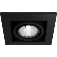 Встраиваемый светильник Maytoni DL008-2-01-B Metal Modern под лампу 1xGU10 50W