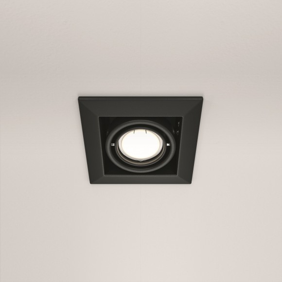Встраиваемый светильник Maytoni DL008-2-01-B Metal Modern под лампу 1xGU10 50W Встраиваемый светильник Maytoni DL008-2-01-B Metal Modern под лампу 1xGU10 50W