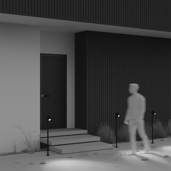 Ландшафтный светильник Maytoni Spira O497FL-L12B3K Ландшафтный светильник Maytoni Spira O497FL-L12B3K