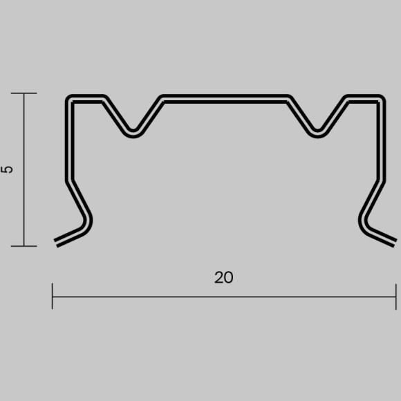 Комплект креплений (для профиля 18×06) 4 шт., 642076 Комплект креплений (для профиля 18×06) 4 шт., 642076