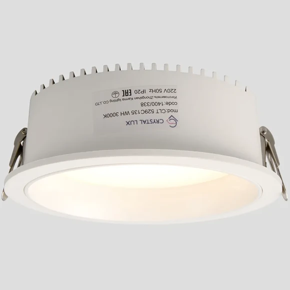 Светильник встраиваемый Crystal Lux CLT 529C135 WH 3000K 1400/338
