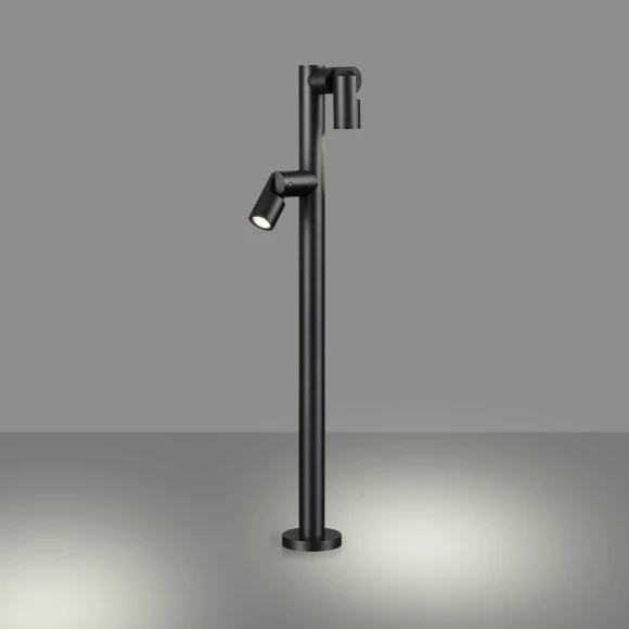 Черный ландшафтный светильник-столб NOVOTECH STREET RALTE 371063 под лампы GU10, 2шт макс. 35Вт, основание и плафон черный алюминий, IP65, высота 1200 мм, диаметр основания 150 мм, подключение 220В Черный ландшафтный светильник-столб NOVOTECH STREET RALTE 371063 под лампы GU10, 2шт макс. 35Вт, основание и плафон черный алюминий, IP65, высота 1200 мм, диаметр основания 150 мм, подключение 220В