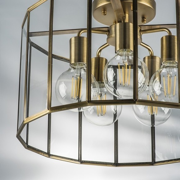 Люстра потолочная Lightstar 798251 Genni под лампы 5xE27 200W