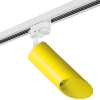 Однофазный двужильный трековый светильник Lightstar R1T43333 Rullo под сменную лампу GU10