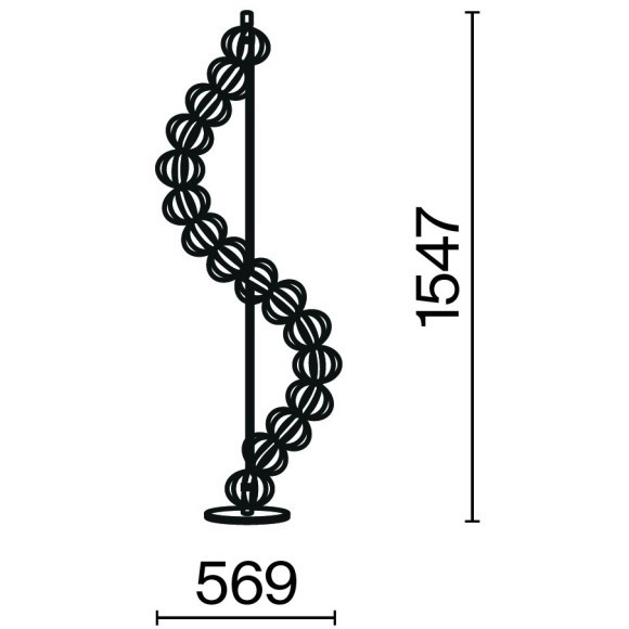 Напольный светильник (торшер) Maytoni MOD216FL-L38G3K