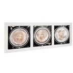 Встраиваемый светильник Lightstar 214130 Cardano под лампы 3xAR111 150W Встраиваемый светильник Lightstar 214130 Cardano под лампы 3xAR111 150W