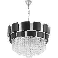 Подвесной светильник Lumina Deco LDP 7045-600 BK+CHR
