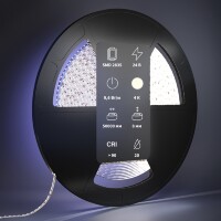 Maytoni 201048 Светодиодная лента, 50 метров, ширина 8мм серия ULTRA SMD2835 24V 9,6Вт/м 1010Лм/м 4000К IP20 CRI90 120° кратность резки 50мм, раб. температура -30...+60°С