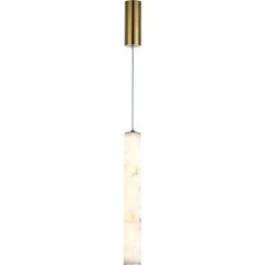 4038/05/01P Stilfort Solid Stone (Солид Стоун) Бронзовый подвесной светильник с белым каменным плафоном LED