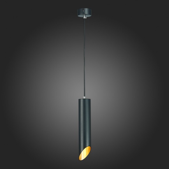 ST152.403.01 ST Luce Светильник подвесной, GU10,1х50W, IP20, D60xH300,220V, черный ST152.403.01 ST Luce Светильник подвесной, GU10,1х50W, IP20, D60xH300,220V, черный