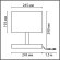 8201/1T COUNTY LN25 бежевый, дерево/текстиль Настольная лампа E27 1*60W 220V MADERANA