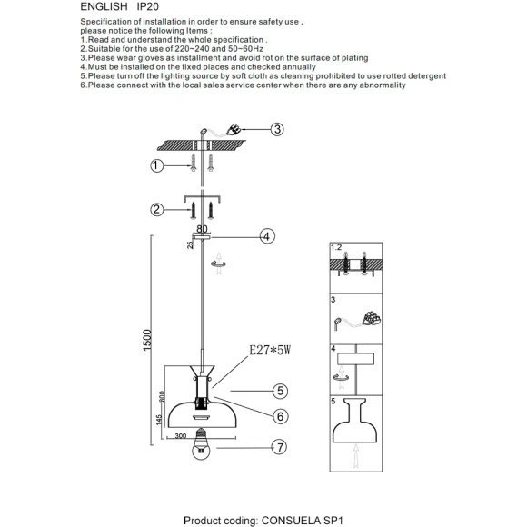 Светильник Crystal Lux CONSUELA SP1 BRASS 0400/201 Светильник Crystal Lux CONSUELA SP1 BRASS 0400/201
