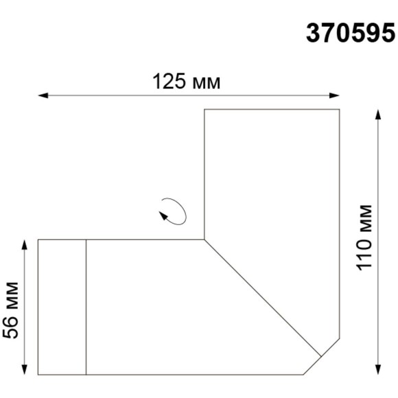 Накладной светильник IP20 GU10 50W 220V Novotech ELITE 370595