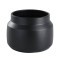 428145 PARKENT Кашпо с пластиковой подставкой H155 черный минимализм