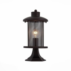 SL080.405.01 Светильник уличный наземный ST-Luce Темный кофе/Прозрачный, Темный кофе E27 1*60W LASTERO SL080.405.01 Светильник уличный наземный ST-Luce Темный кофе/Прозрачный, Темный кофе E27 1*60W LASTERO