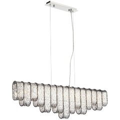 SL1117.103.07 Светильник подвесной ST-Luce Хром/Хром, Прозрачный G9 7*5W SOPRESIA SL1117.103.07 Светильник подвесной ST-Luce Хром/Хром, Прозрачный G9 7*5W SOPRESIA