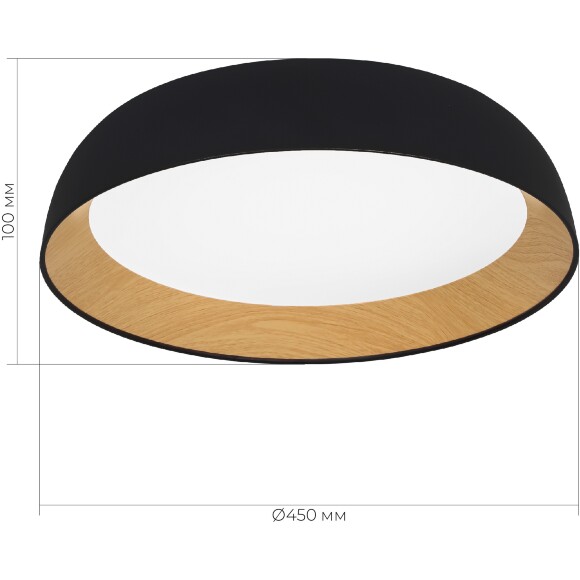 SLE1812-402-01 ST Luce CRI80 Светильник потолочный, LED, 4000K IP20, muse металлический накладной интерьерный, угол 120°