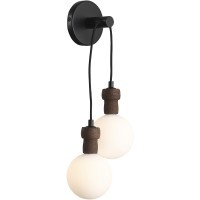 SL6226.411.02 Светильник настенный ST-Luce Черный/Белый G9 2*5W 4000K CORK