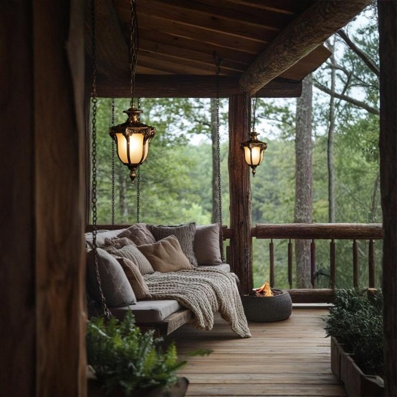 100017P Уличный подвесной светильник LOFT IT Alessano