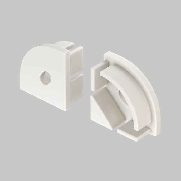 Комплект заглушек (для профиля ALM008S) 10шт. ALM008EC Комплект заглушек (для профиля ALM008S) 10шт. ALM008EC