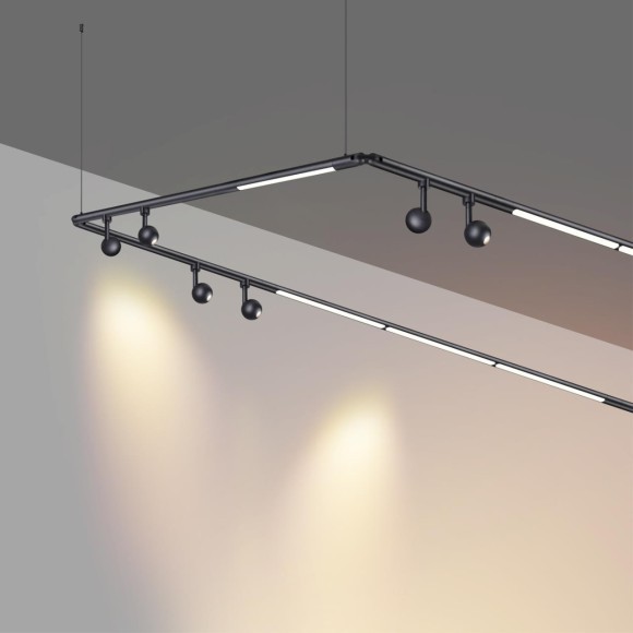 359369 Светодиодный модульный трековый светильник SMART (TUYA, Алиса, Bluetooth, Wi-Fi) Novotech Glat CRI90+ 3000-6000К 640Лм 110° 8W