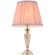 SL965.104.01 Прикроватная лампа ST-Luce Хром/Пыльная роза E27 1*60W (из 2-х коробок) VEZZO