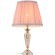 SL965.104.01 Прикроватная лампа ST-Luce Хром/Пыльная роза E27 1*60W (из 2-х коробок) VEZZO