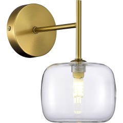 SL1049.301.01 Бра ST-Luce Латунь/Прозрачный G9 1*5W FINN SL1049.301.01 Бра ST-Luce Латунь/Прозрачный G9 1*5W FINN