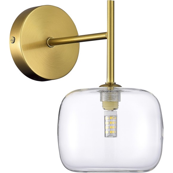 SL1049.301.01 Бра ST-Luce Латунь/Прозрачный G9 1*5W FINN SL1049.301.01 Бра ST-Luce Латунь/Прозрачный G9 1*5W FINN