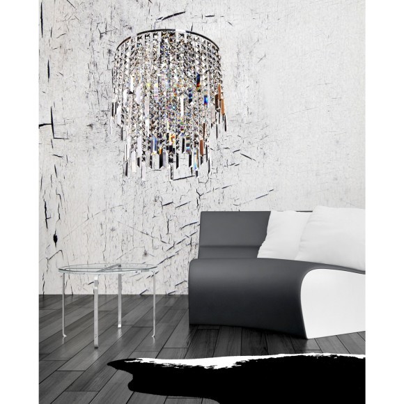 Хрустальная подвесная люстра Lumina Deco Zucchero LDP 2159-350 CHR Хрустальная подвесная люстра Lumina Deco Zucchero LDP 2159-350 CHR