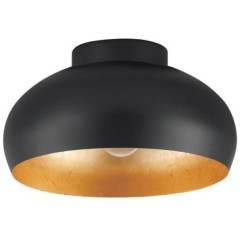 900554 Потолочный светильник MOGANO 2, 1x40W(E27), ?280, сталь, черный, золотой 900554 Потолочный светильник MOGANO 2, 1x40W(E27), ?280, сталь, черный, золотой