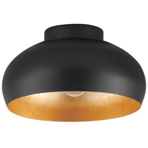 900554 Потолочный светильник MOGANO 2, 1x40W(E27), ?280, сталь, черный, золотой