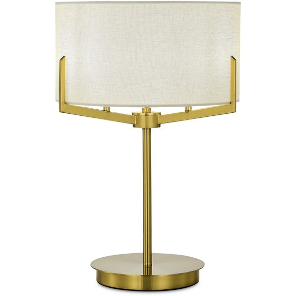 SLE3010-304-02 Светильник настольный Латунь/Белый E27 2*60W LINTON SLE3010-304-02 Светильник настольный Латунь/Белый E27 2*60W LINTON